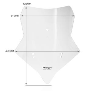 Cupula sport WRS motomorini x-cape 650 23-24 Â· 4